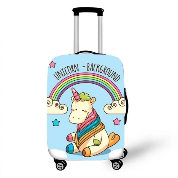 housse de valise unicorn background