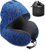 oreiller confortable pour voyage avec capuche