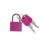 petit cadenas valise à clé rose