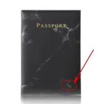 pochette marbrée pour passeport