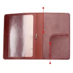 pochette passeport personnalisée en cuir