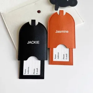 porte étiquette bagage personnalisé chic