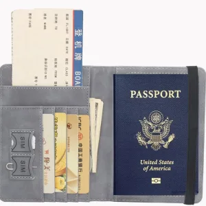 portefeuille carte du monde design anti RFID