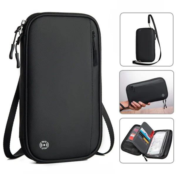 portefeuille de voyage RFID Blocker