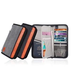portefeuille de voyage sécurité anti-RFID