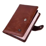 portefeuille retro en cuir