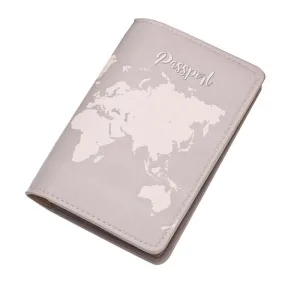 protège-passeport carte du monde