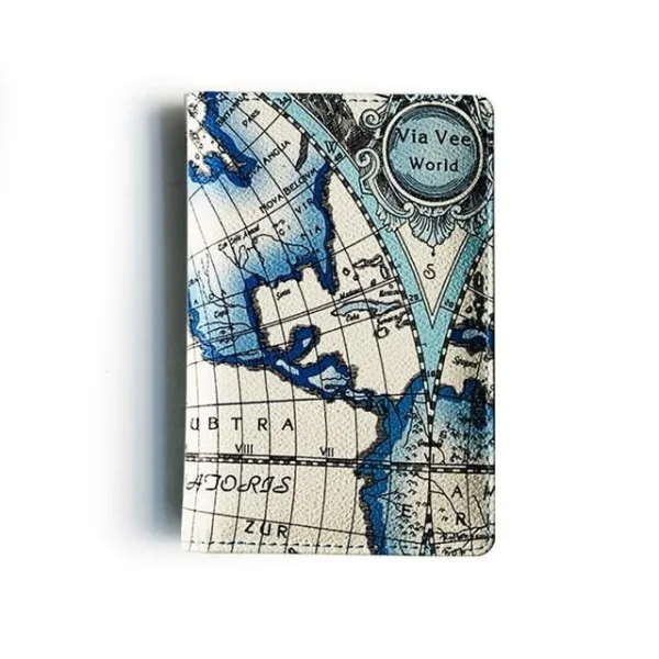 protège-passeport carte du monde antique