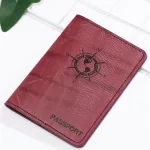 protège-passeport rose des vents