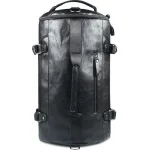 sac à dos de voyage vintage noir road trip