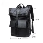 sac à dos élégant avec fermeture roll top