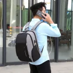 sac à dos homme moderne antivol pour ordinateur