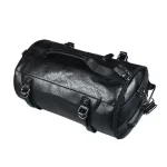 sac à dos road trip en cuir noir
