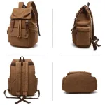 sac à dos toile canvas style vintage