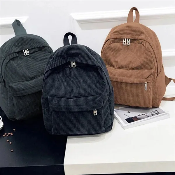 sac à dos velours côtelé