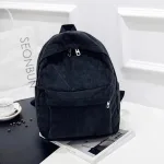 sac à dos velours côtelé chic