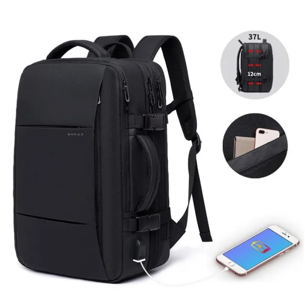 sac à dos voyage cabine avion extensible business USB