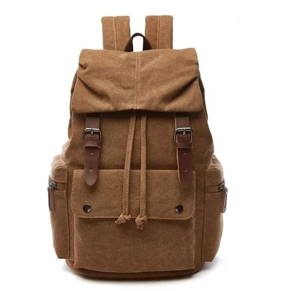 sac à dos voyage vintage toile canvas