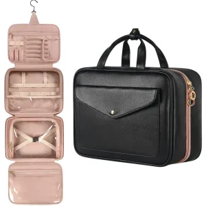 sac cosmétique de voyage femme noir
