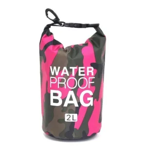 Sac de Voyage Étanche <br>Camouflage Rose