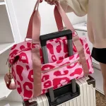 sac de voyage fashion léopard