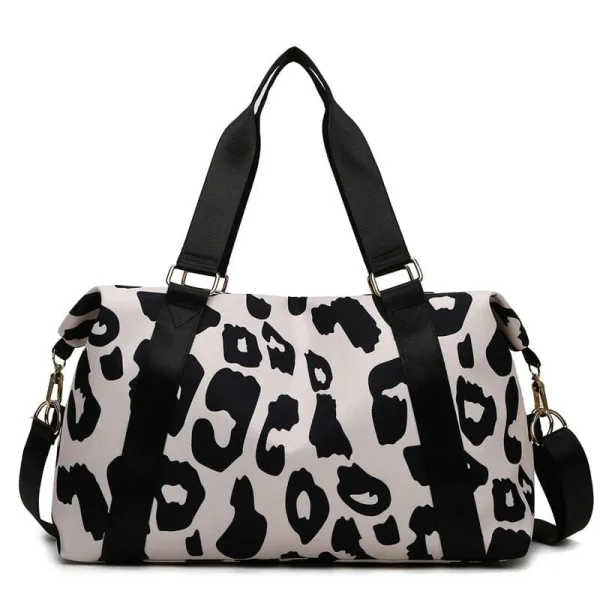 sac de voyage femme léopard