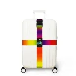 sangle pour valise arc-en-ciel