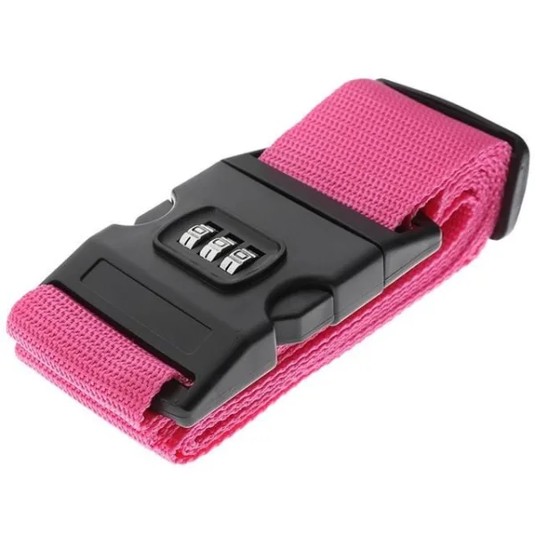 sangle valise safelock rose