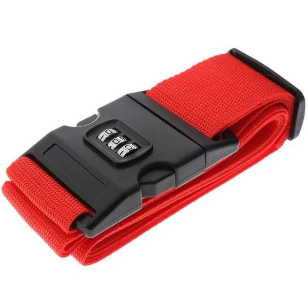 sangle valise safelock rouge