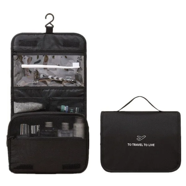 trousse de toilette de voyage à suspendre