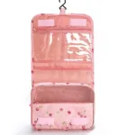 trousse de toilette de voyage cerises rose