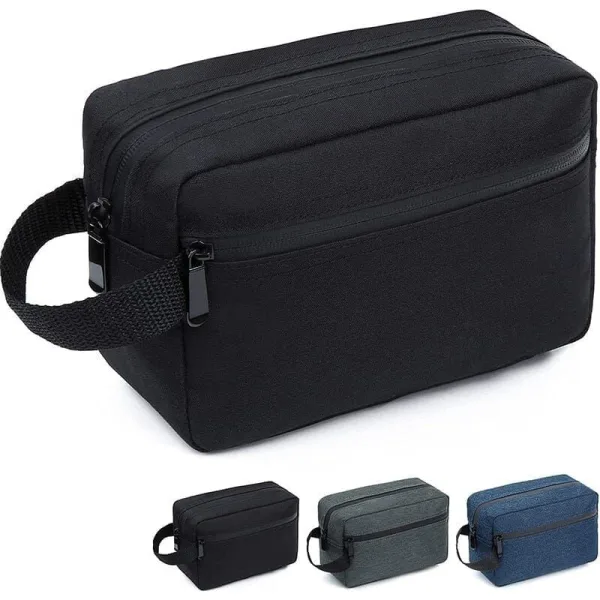 trousse de toilette en tissu rectangulaire