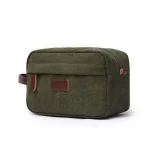 trousse de toilette vintage pour globe-trotteur