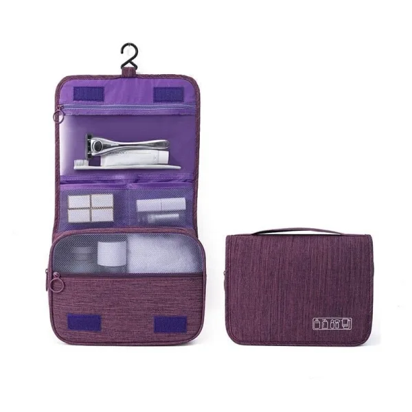 trousse de toilette voyage à suspendre travelbasics violet