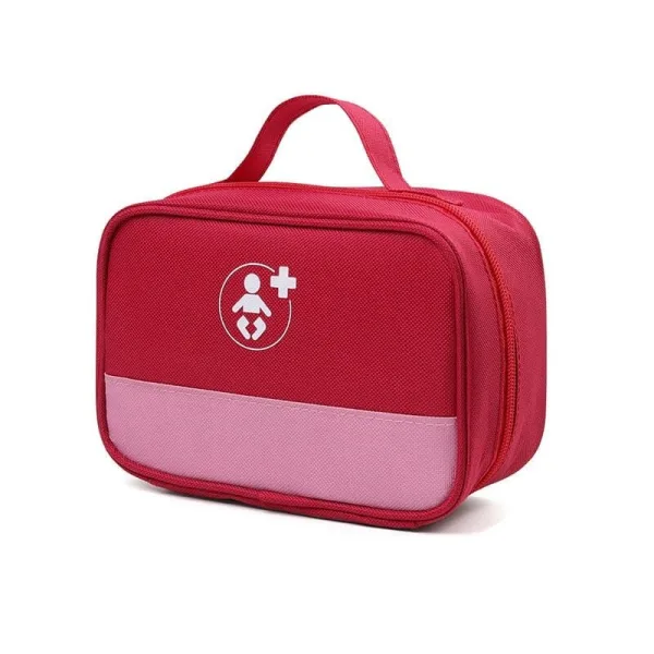 trousse pharmacie bébé voyage secours rouge