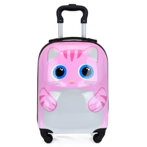 Valise Cabine Enfant <br>Chat Rose