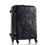 Valise Tête de Mort Mexicaine Rigide <br>Skull (Noir)
